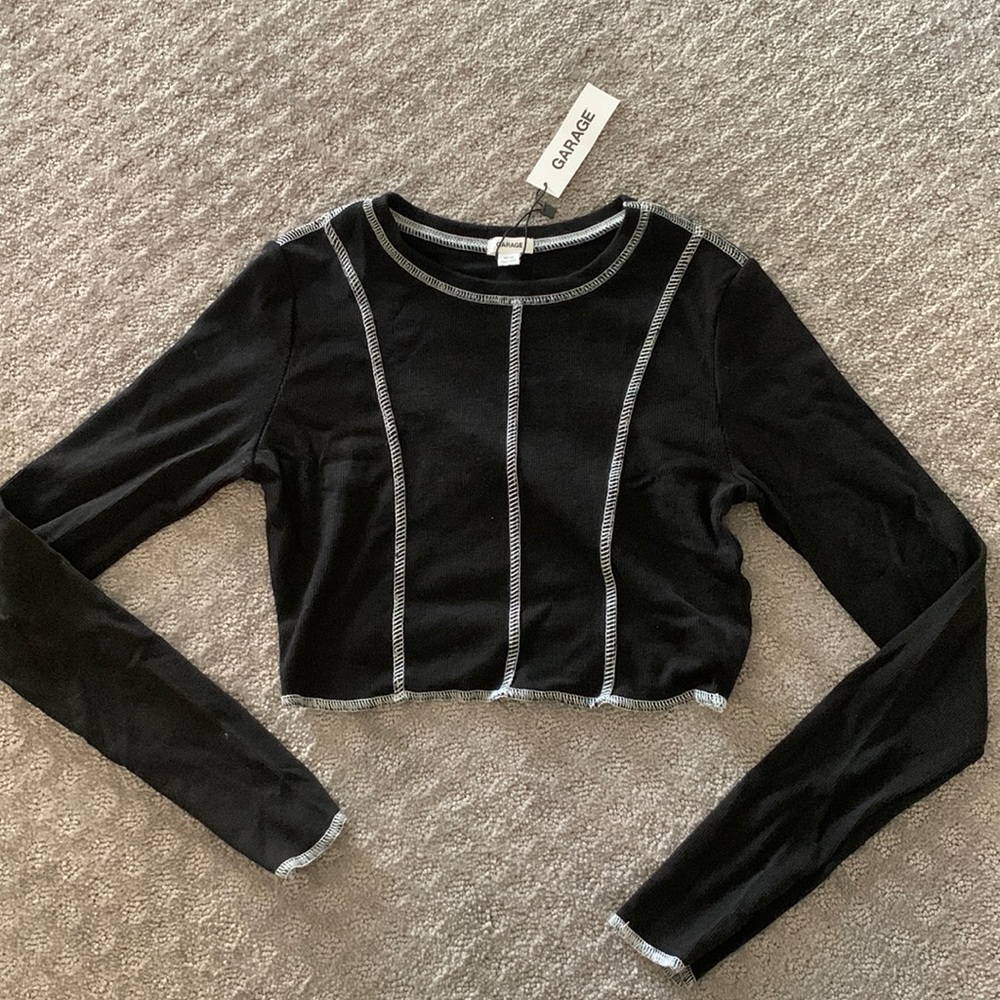 Garage black long sleeve